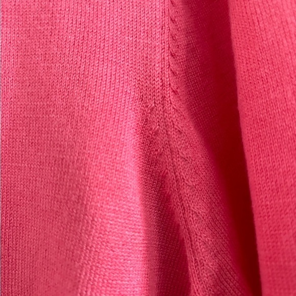 Allie & Rob Women's Hot Pink Button Front Cardigan Sweater Size L 3/4 Sleeve NWT - Picture 8 of 8